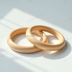 Brazalete de Madera para Mujer, Hecho a Mano, Ecológico, Ligero, Personalizable, Diseño Duradero para Uso Diario - Product Image 3