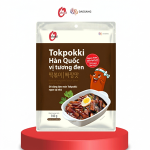 Jjajang Tokpokki Coreano 140g al por Mayor O'food |   Pastel de Arroz Instantáneo con Salsa de Frijoles Negros |   No picante - Product Image 3