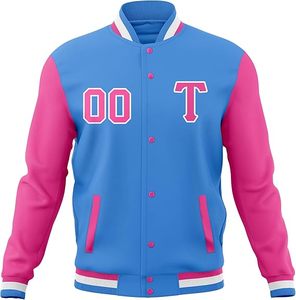 Veste de baseball de style classique pour équipe universitaire, nouveau design, sublimation, veste de sport pour hommes avec nom et numéro - Product Image 2