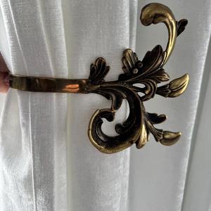 Attache de rideau Tournesol en métal, attache de rideau de luxe, support de rideau de fenêtre pour la maison et l'hôtel, en laiton et aluminium - Product Image 6