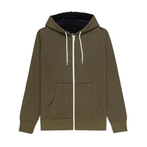 Men's & Ladies Custom Design <b>Zip</b>-<b>Up</b> Hoodie with Fleece Fabric Polyester/Cotton Material Eco-Friendly Anti-Pilling - Product Image 6