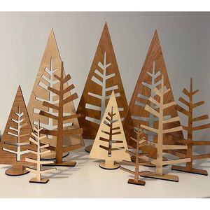 Árbol de Navidad Artesanal de Madera y MDF para Decoración Festiva de Mesa - Product Image 2