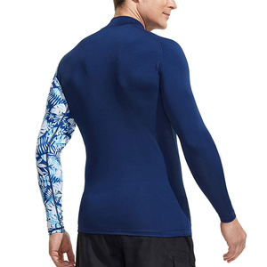 Custom Printed Slim Fit Sporty Long Sleeve <b>Compression</b> <b>Shirt</b> <b>Men</b> OEM Services Quick Dry Sublimated Breathable Eco-Friendly - Product Image 3