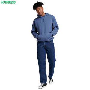 Wholesale Custom Front Logo Pullover Hoodies Blank <b>Plain</b> Thermal Oversized Unisex Eco-Friendly Winter Hoodies & <b>Sweatshirts</b> - Product Image 1