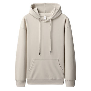 Sweat à capuche décontracté de haute qualité, épais et surdimensionné, avec logo imprimé en relief, sweats à capuche personnalisés pour hommes - Product Image 1