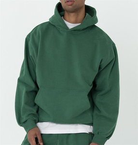 Sudadera con Capucha Personalizada con Logotipo Frontal, 100% Algodón, Tejido de Felpa, con Bolsillo, Diseño Transpirable, Corte Regular para Hombre, Invierno - Product Image 3