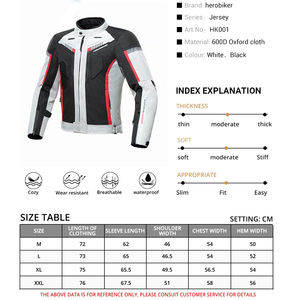 Veste de moto pour homme, en textile imperméable, avec 7 protections, pour motards, vêtements de course automobile et moto, vestes pour homme - Product Image 6