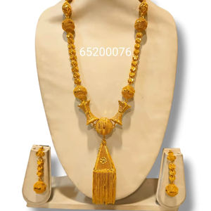 Collar de Diamantes con Engaste de Garras Infinito, Chapado en Oro de 6 Gramos, Estilo Hiphop, para Mujer Africana, Regalo de Boda o Compromiso, Marca AWAIS HOUSE - Product Image 1