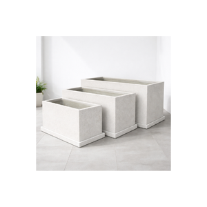 Macetas de Fibra de Vidrio de Alta Calidad, Ecológicas, Ligeras, Duraderas, Rectangulares, para Interiores y Exteriores - Product Image 1