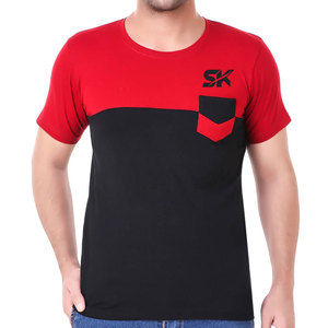 Camiseta cómoda para hombre, diseño de cuello redondo de tela ligera y transpirable para viajes de verano y actividades diarias - Product Image 1