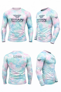 Rashguard haute performance pour homme pour la natation, le surf et les sports de plein air - Manches longues en Spandex/Polyester avec protection UV - Product Image 6