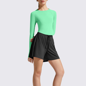 Hauts de yoga pour femmes LUXURY ENTERPRISES – Écoresponsables, grandes tailles, légers, anti-humidité, en Spandex/Polyester, pour le fitness et les activités sportives - Product Image 5