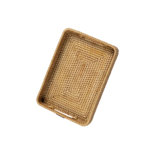 Wicker <b>trays</b> are used for home decoration or storage. - Product Image 1