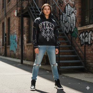 Personnalisé Vintage Hommes Coton Zip-Up Surdimensionné Gaufré Tricot Lavé À L'acide Strass 100% Coton Culture Solide À Capuche Pour Hommes - Product Image 5