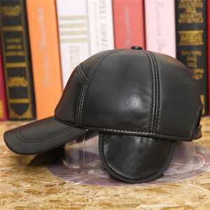 Gorra de Béisbol Unisex H617 de Piel de Oveja Genuina, Transpirable, Impermeable, Ajustable, para Invierno, Deporte, Ocio y Moda - Product Image 5