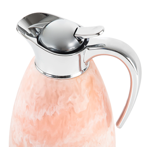 Tetera de acero inoxidable de alta calidad con exterior estampado Meena, tetera de servicio única para accesorios de cocina modernos. - Product Image 5