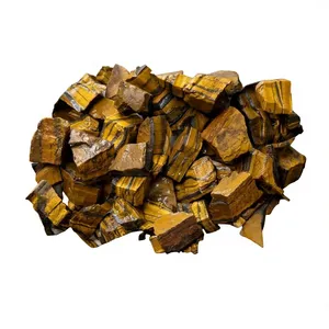 Pierre brute naturelle œil de tigre |   Spécimen de cristal d'œil de tigre authentique, pierre brute, fournisseur en gros d'Inde - Product Image 4