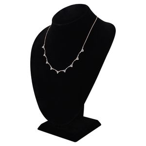 Collier pendentif de luxe en or rose 14 carats avec triple halo de diamants marquise, bijoux fins et délicats pour femme, cadeau d'anniversaire ou de mariage, certifié IGI - Product Image 3