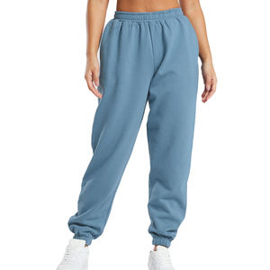 Pantalones de chándal Harem personalizados OEM para mujeres altas americanas 100% calidad de exportación directa del fabricante de Bangladesh - Product Image 1