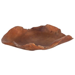 <b>Decorative</b> Handmade Wooden Bowl Carved Wabi Sabi Design Uncoated Natural Finish For Food Serving Gifting - Product Image 4
