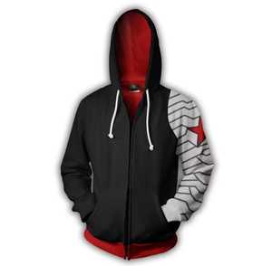 Unisex Hooded <b>Zipper</b> <b>Sweatshirt</b> Winter Windproof Casual Regular Fit 370g Knitted Polyester Armor Design Front Logo - Product Image 3