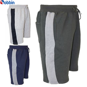 Nueva llegada: Pantalones cortos deportivos de hombre con logo personalizado en la parte delantera, de alta calidad, con franjas laterales, estilo casual, 3/4 de longitud, transpirables y de secado rápido. - Product Image 3