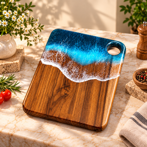 Planches à découper de qualité supérieure pour la cuisine, en bois, marbre, métal, résine, planches à découper et plateaux de service pour fromage par Falah International - Product Image 3