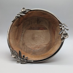 New Designed American Decorative <b>Pedestal</b> Large Dishwasher Safe Fruit Bowl Hemmed Stainless Steel Finished for Dining <b>Table</b> - Product Image 4
