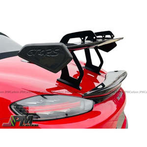 สปอยเลอร์หลังคาร์บอนไฟเบอร์แบบแห้งสไตล์ GT4 RS สำหรับ Porsche 718 981 987 Cayman - Product Image 2