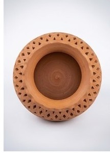 Maceta Cilíndrica de Terracota Estilo Marroquí Vintage, Ecológica, para Decoración del Hogar - Product Image 2