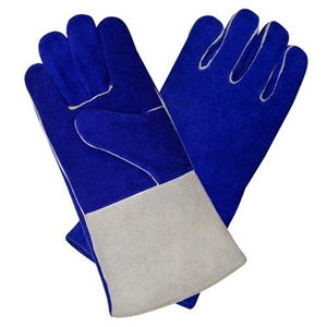 Gants de soudage en cuir, protection longue pour le bras, résistants à la chaleur, antidérapants, respirants, durables, personnalisables pour MIG/TIG/Stick - Product Image 5