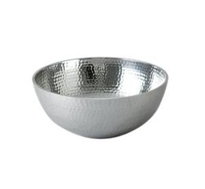 Bol de service en métal au design élégant, forme ronde, pour fruits, pour la maison, les restaurants, les fêtes, design personnalisable, style moderne - Product Image 3