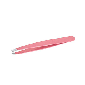 Pinzas de Acero Inoxidable para Cejas, Punta Inclinada de Precisión, Herramienta de Depilación Facial, Venta al Por Mayor - Product Image 1
