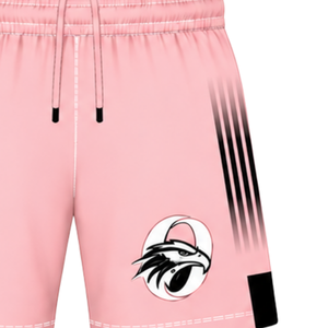 Baby <b>Pink</b> White Rugby <b>Shorts</b> Team Uniform Breathable Lightweight Custom Training Sportswear Athletic Performance <b>Shorts</b> - Product Image 3
