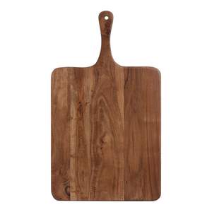 Tabla de cortar de madera premium para la preparación de alimentos en la cocina, superficie de corte de madera natural duradera para uso doméstico por chefs. - Product Image 6