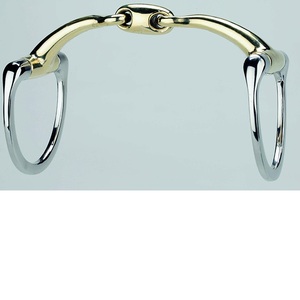 Bocado de Doble Articulación para Equitación Inglesa, de Acero Inoxidable Premium, con Anillo Suelto y Eslabón Francés, Personalizable, Duradero y Cómodo - Product Image 5