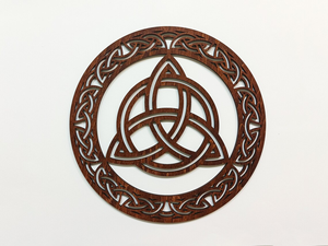 Arte de Pared de Madera con Nudo Celta, Escultura Decorativa de Madera para Colgar en la Pared, para Sala de Estar, Dormitorio, Oficina y Decoración Rústica del Hogar - Product Image 2