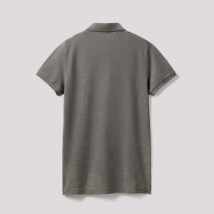 Camisetas Polo con Logotipo Bordado de Diseño Personalizado OEM, Camisetas de Trabajo Casuales de Manga Corta de Algodón Transpirable y Ligero - Product Image 2