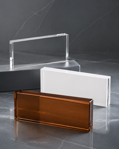 Customizable Eco-friendly Acrylic Logo <b>Block</b> Stylish for Office Event Promotion Enhances Brand Identity - Product Image 2