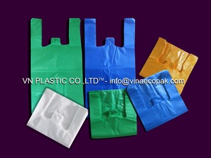 กระเป๋าซิปพลาสติก HDPE สำหรับใช้ในซูเปอร์มาร์เก็ตกระเป๋าเสื้อกั๊กทนทานโลโก้ออกแบบได้ตามต้องการ - Product Image 3