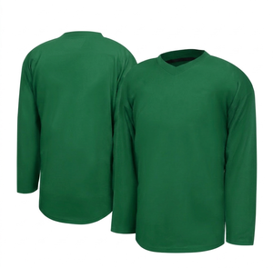Mejor Precio, Fabricante Profesional, Camisetas de Hockey sobre Hielo de Manga Larga, Transpirables, Impermeables, de Color Sólido, con Corte Automatizado - Product Image 2