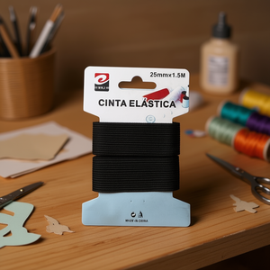 CINTA ELÁSTICA 25MM*1.5M Banda Elástica para Manualidades y Proyectos de Bricolaje - Product Image 2