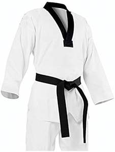 Uniforme de Artes Marciales Personalizado de Alta Calidad y Duradero para Adultos, Poliéster/Algodón, para Taekwondo, Cinturón Negro, Dobok, Pantalones Cortos - Product Image 5