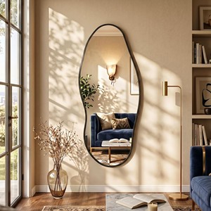 Sheesham Wood with Brass Hinges wooden wall <b>mirrors</b> and <b>mirror</b> frames OEM Custom Wholesale | Aqdus Saleem India - Product Image 6