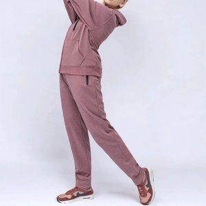 Slim unisexe personnalisé hiver imprimé survêtement ensemble survêtement cordon solide plaine Jogging à capuche Joggers pantalon deux pièces - Product Image 4