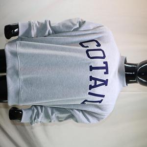 Sudadera COTA con cuello simulado, 450 GSM, nombre personalizado, bordado en aplique, corte holgado, 100% algodón, felpa francesa. - Product Image 2