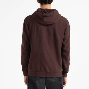 Sudadera con capucha de invierno para hombre, de peso pesado, con cremallera, nueva llegada, estampado completo, patrón sólido personalizado, parche bordado, talla grande, venta al por mayor - Product Image 3