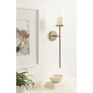 Vintage Style Golden Metal Glass Wall <b>Candle</b> Holder Decorative <b>Candle</b> Sconce for Home Interior Wedding Party Decor At <b>Cheap</b> Rate - Product Image 4