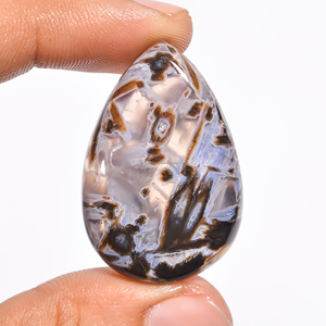 Cabochons en Agate Naturelle de Haute Qualité en Gros, Pierres Précieuses en Vrac pour la Fabrication de Bijoux FAIJAN GEMS du Rajasthan - Product Image 1