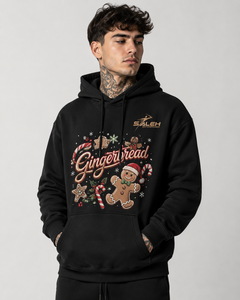 Winter Christmas Pullover Hoodie Unisex Heavyweight Fleece 100% Cotton Eco-Friendly Holiday Sweatshirt Oversized Streetwear - Product Image 1